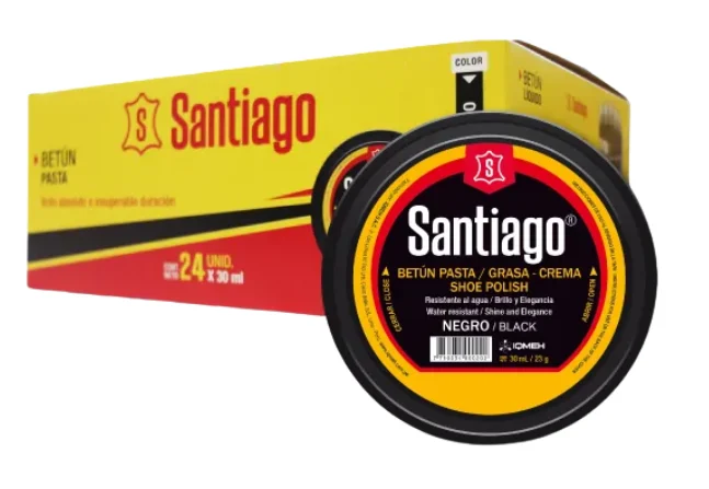 SANTIAGO Betun Santiago Chico Negro 30 Ml | SKU: BE-S-0002 | Caja x 16 BOX