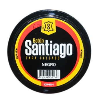SANTIAGO Betun Santiago Grande Negro 90 Ml | SKU: BE-S-0004 | Caja x 12 docenas