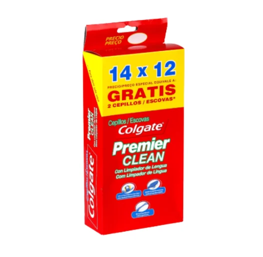 COLGATE Cepillo Colgate Premier Clean | SKU: CE-C-0006 | Caja x 6 BOX