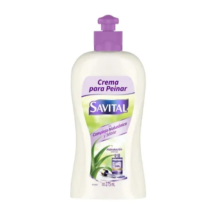 SAVITAL Crema de Peinar Savital Sabila y Colageno 275 Ml | SKU: CRD-S-0003 | Caja x 1 docenas