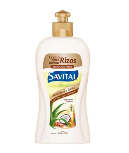 SAVITAL Crema de Peinar Savital Sabila y Multioleos 275 Ml | SKU: CRD-S-0005 | Caja x 1 docenas