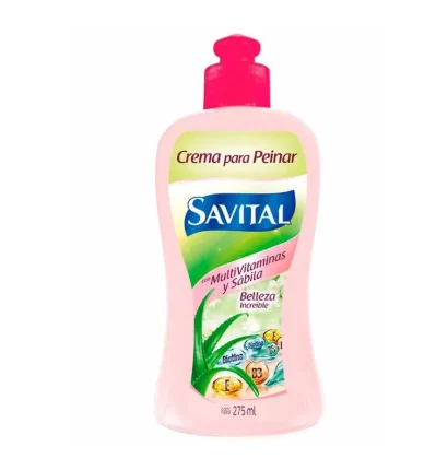 SAVITAL Crema de Peinar Savital Sabila y Multivitaminas 275 Ml | SKU: CRD-S-0007 | Caja x 1 docenas