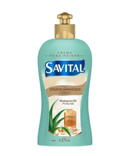 SAVITAL Crema de Peinar Savital Serum de Aminoacidos 275 Ml | SKU: CRD-S-0009 | Caja x 1 docenas