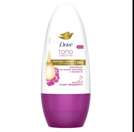 DOVE Desodorante Dove Roll On Orquidea 50 Ml | SKU: DE-D-0042 | Caja x 12 unidades