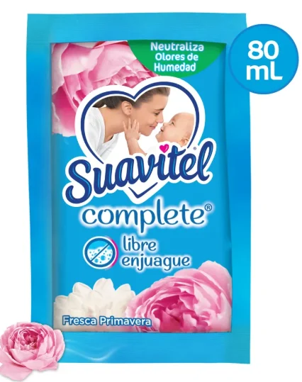 SUAVITEL Enjuague Suavitel Fresca Primavera 80 Ml | SKU: EN-S-0005 | Caja x 12 docenas