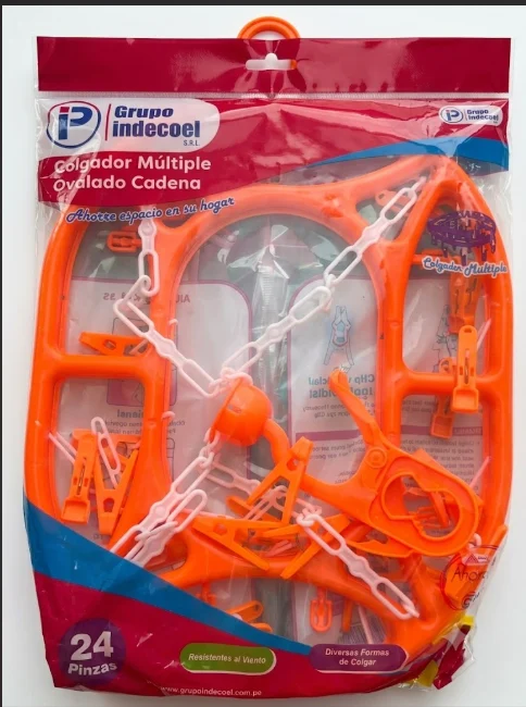 INDECOEL Gancho Indecoel Ovalado | SKU: GA-I-0005 | Fardo x 36 UNIDADES