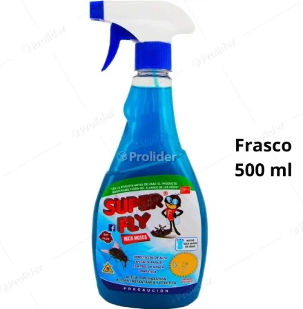 SUPER FLY Insecticida Super Fly Mata Mosca 500 Ml | SKU: IN-S-0015 | Caja x 24 unidades