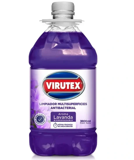 VIRUTEX Limpiador Lavanda 3800ml Virutex | SKU: LV-1100939 | Caja x 4UND