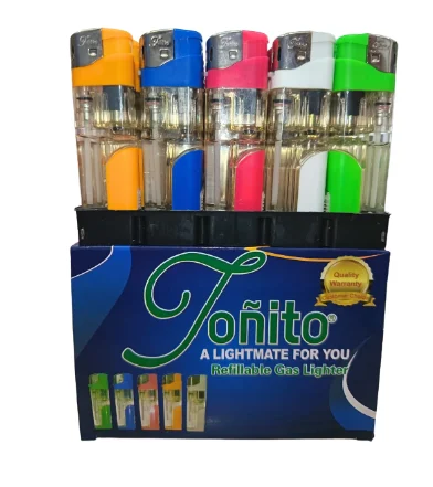 TOÑITO Encendedor Toñito con Linterna | SKU: LWE-002 | Caja x 20 BOX