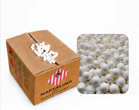 Naftalina en Bola Color Blanco | SKU: NAF-0001 | Caja x 25 kg