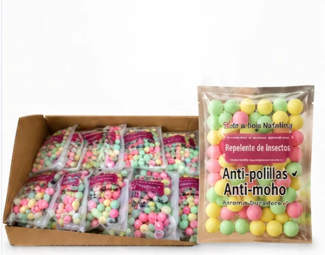 Naftalina en Bola Colores Surtidos 400gr | SKU: NAF-0004 | Caja x 60 BOLSAS