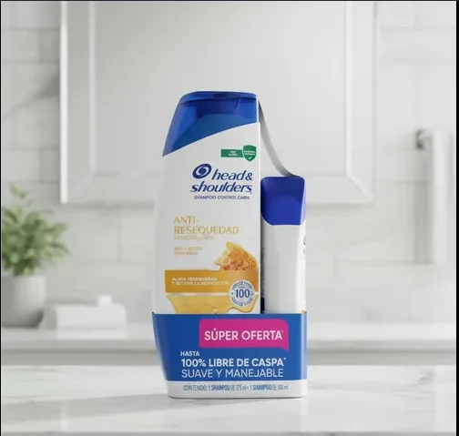 HEAD & SHOULDERS Shampoo Head & Shoulders Anti-resequedad Miel 375ml+180 Ml | SKU: SH-H-10133 | Caja x 10 unidades