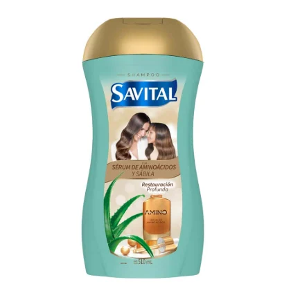 SAVITAL Shampoo Savital Serum de Aminoacidos 510 Ml | SKU: SH-S-0021 | Caja x 1 docenas