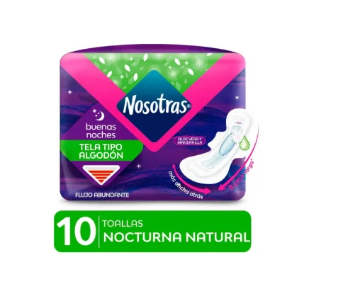 NOSOTRAS Toalla Nosotras Buenas Noches | SKU: TR-N-0002 | Caja x 18 UNIDADES