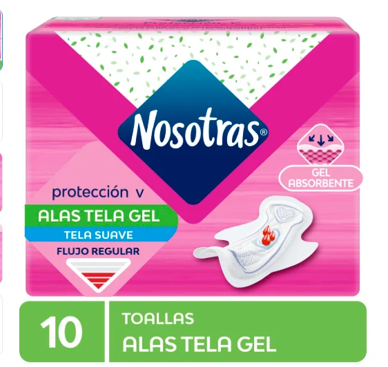 NOSOTRAS Toalla Nosotras Clasica | SKU: TR-N-0010 | Caja x 30 UNIDADES