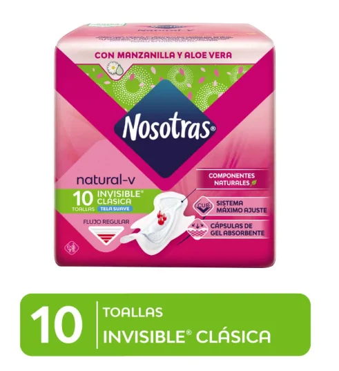 NOSOTRAS Toalla Nosotras Invisible | SKU: TR-N-0018 | Caja x 2 docenas