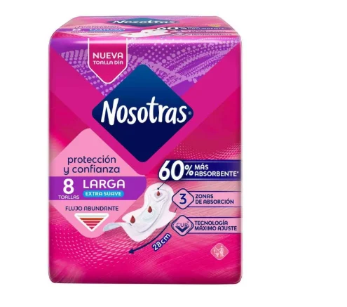 NOSOTRAS Toalla Nosotras Diaria Larga | SKU: TR-N-0025 | Caja x 2 docenas
